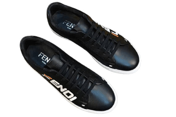 פנדי - FENDI SHOES - White & Black – תמונה 5