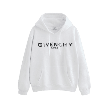 ג'יבנשי-GIVENCHY HOODIES - White & Black Logo