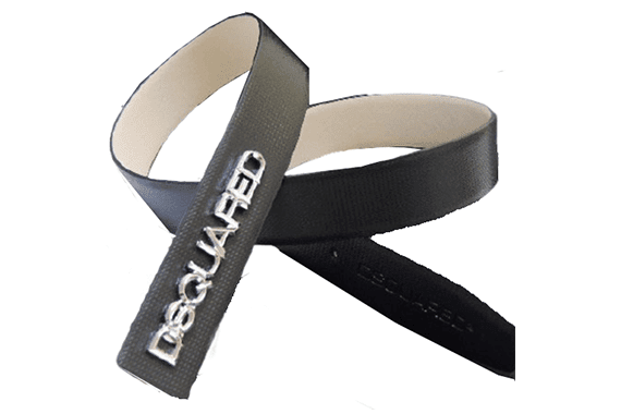 DSQUARED2 BELT-Black & Selver – תמונה 2