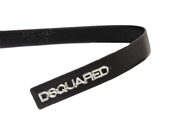 DSQUARED2 BELT-Black & Selver – תמונה 4