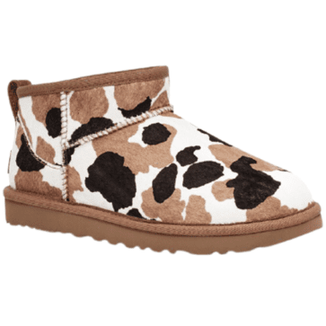 מגפי האגג דגם עיטור פרה UGG CLASSIC MINI COW