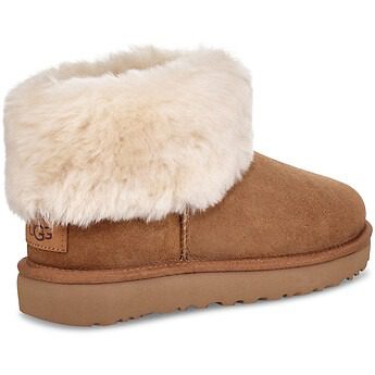 מגפי האגג דגם 5854 מיני פלוף פרווה UGG CLASSIC MINI FLUFF – תמונה 3