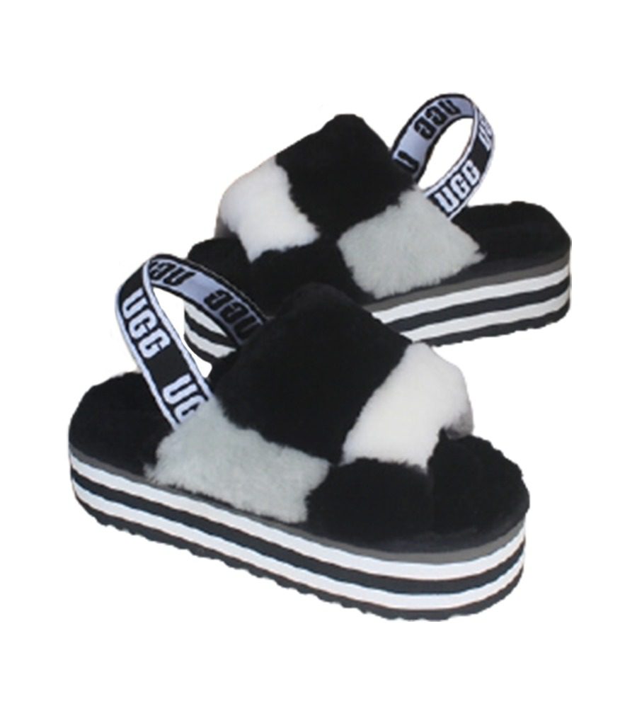 כפכפי האגג דיסקו UGG W DISCO CHECKER SLIDE – תמונה 25