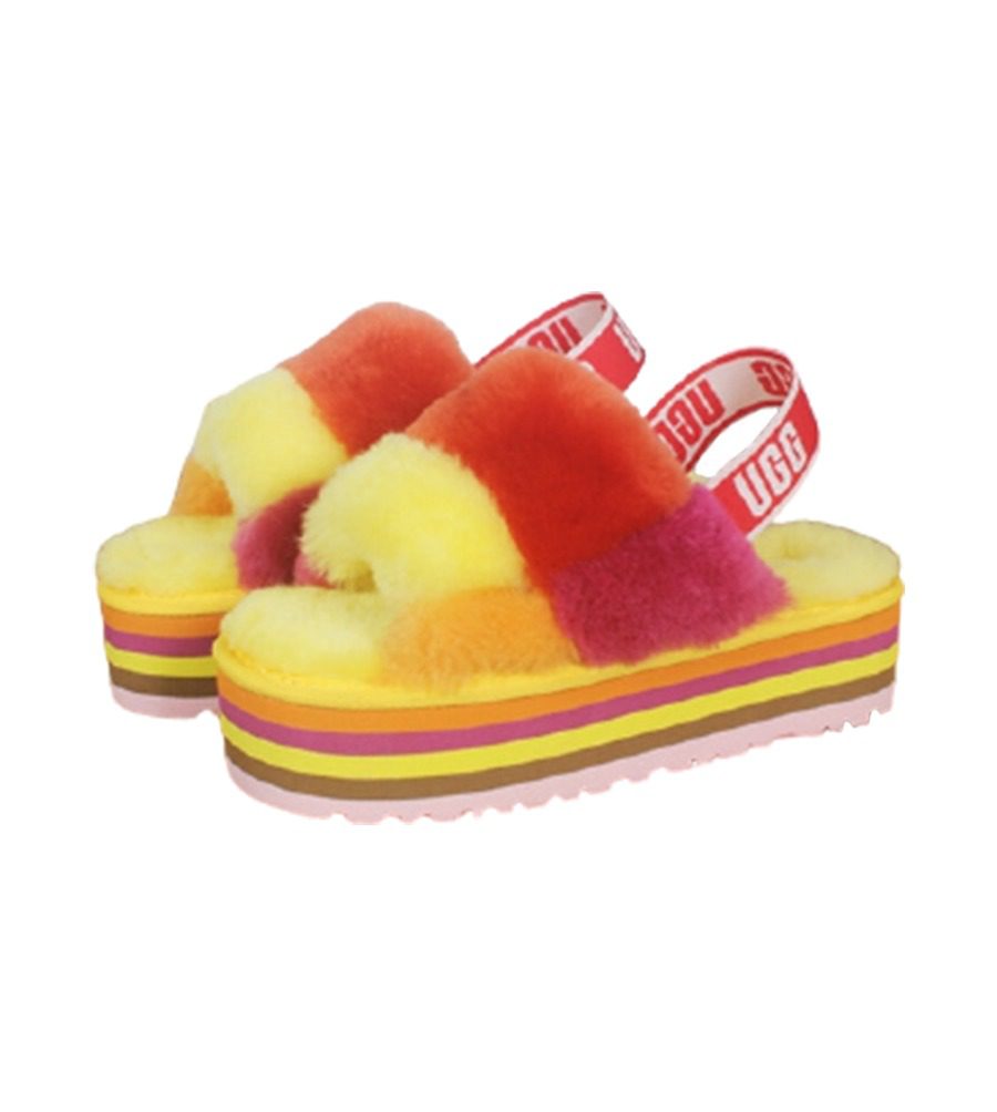 כפכפי האגג דיסקו UGG W DISCO CHECKER SLIDE – תמונה 4