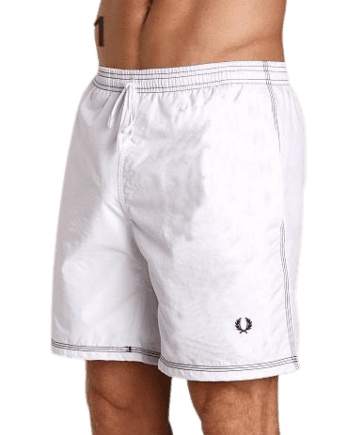 פרד פרי-FRED PERRY SHORT WHITE