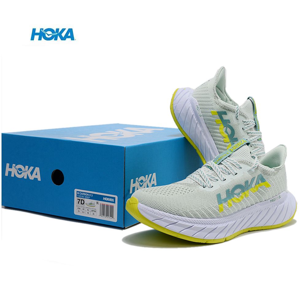 נעלי הוקה-HOKA ONE ONE CARBON X3 Light Gray – תמונה 4