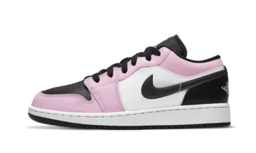 נעלי נייק-NIKE AIR JORDAN 1 LOW - White Light Arctic Pink