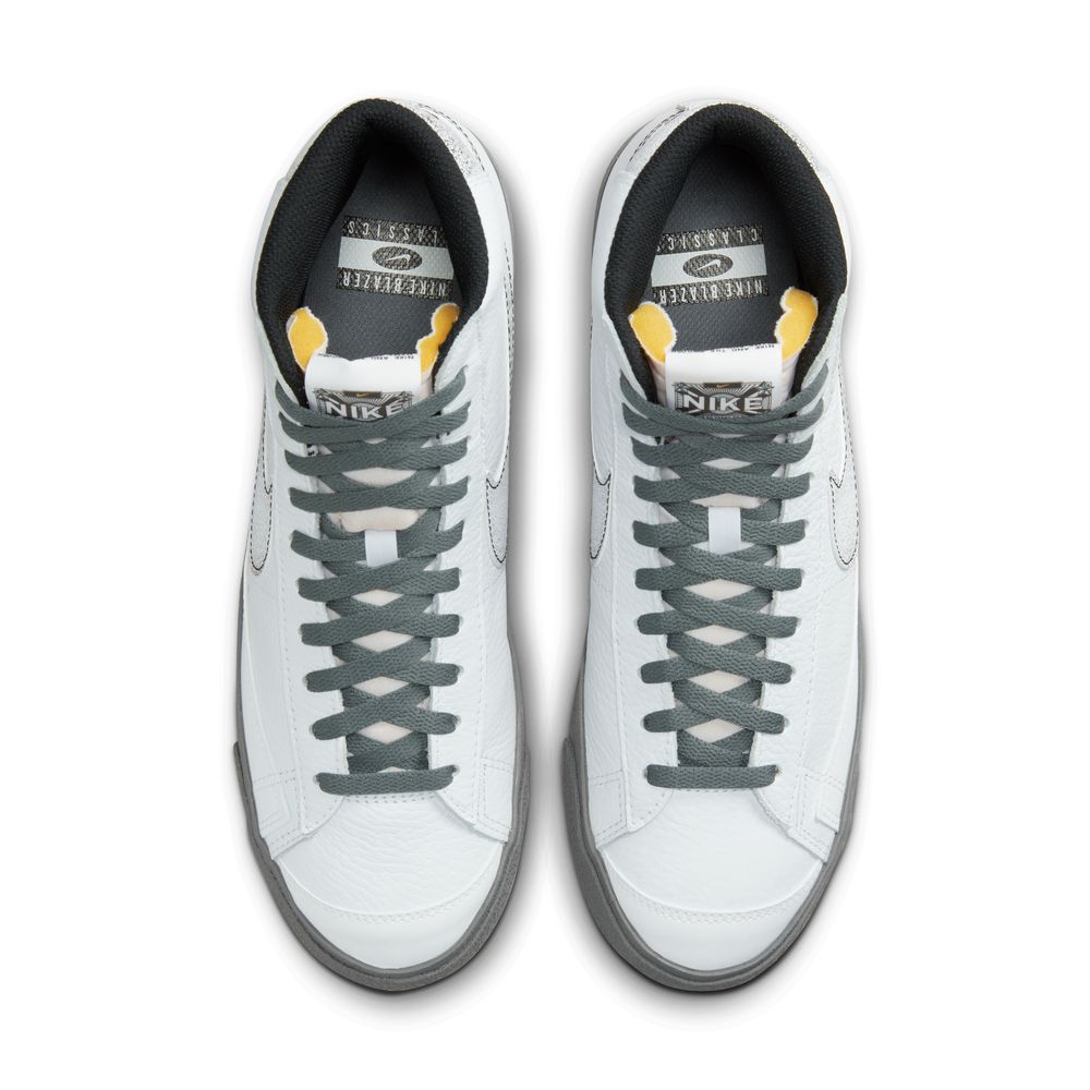 נייק בלייזר גבוהות- NIKE BLAZER MID '77 WHITE GREY – תמונה 4