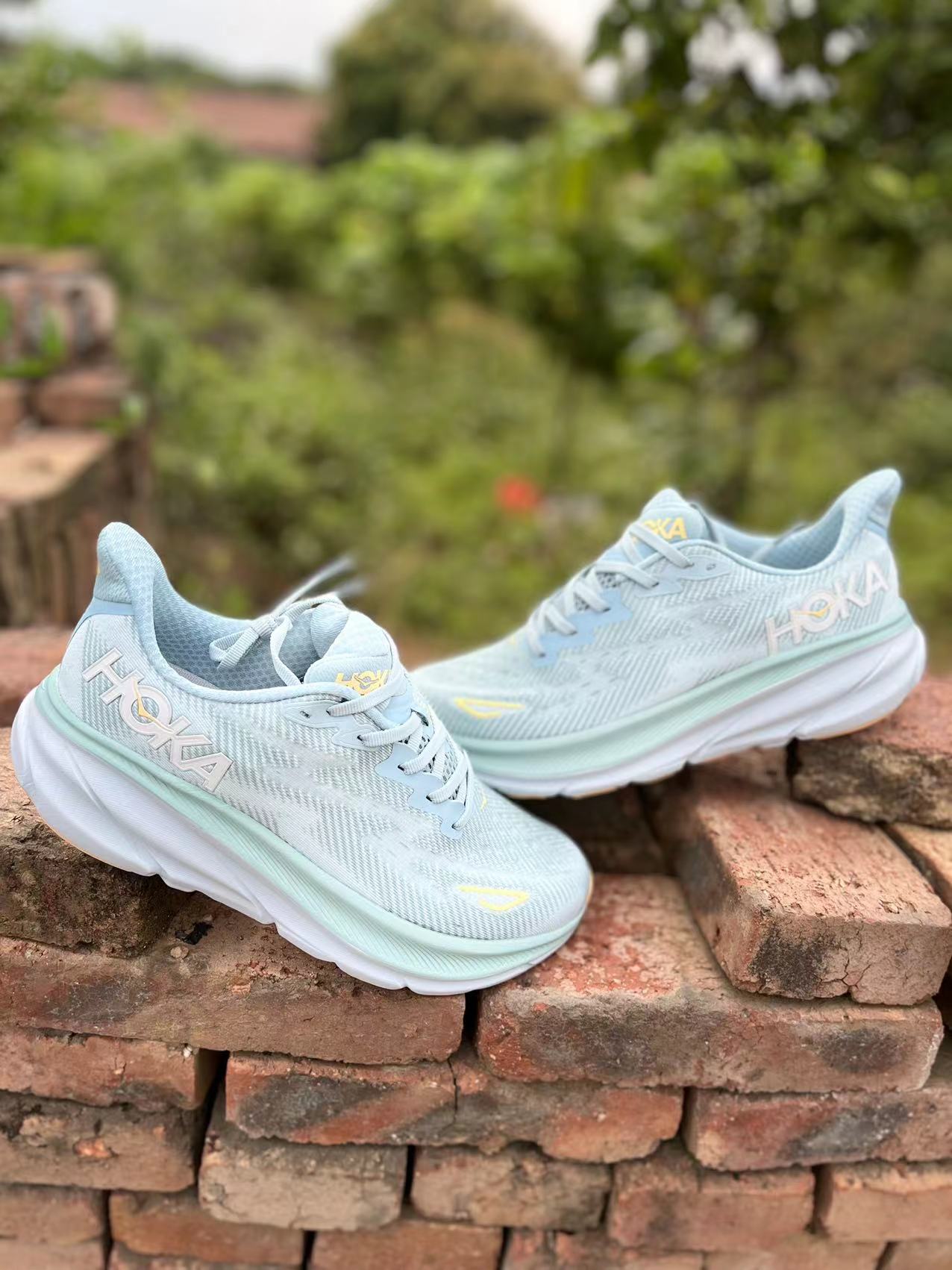 נעלי הוקה-HOKA ONE ONE Clifton 9 Cloud Blue – תמונה 7