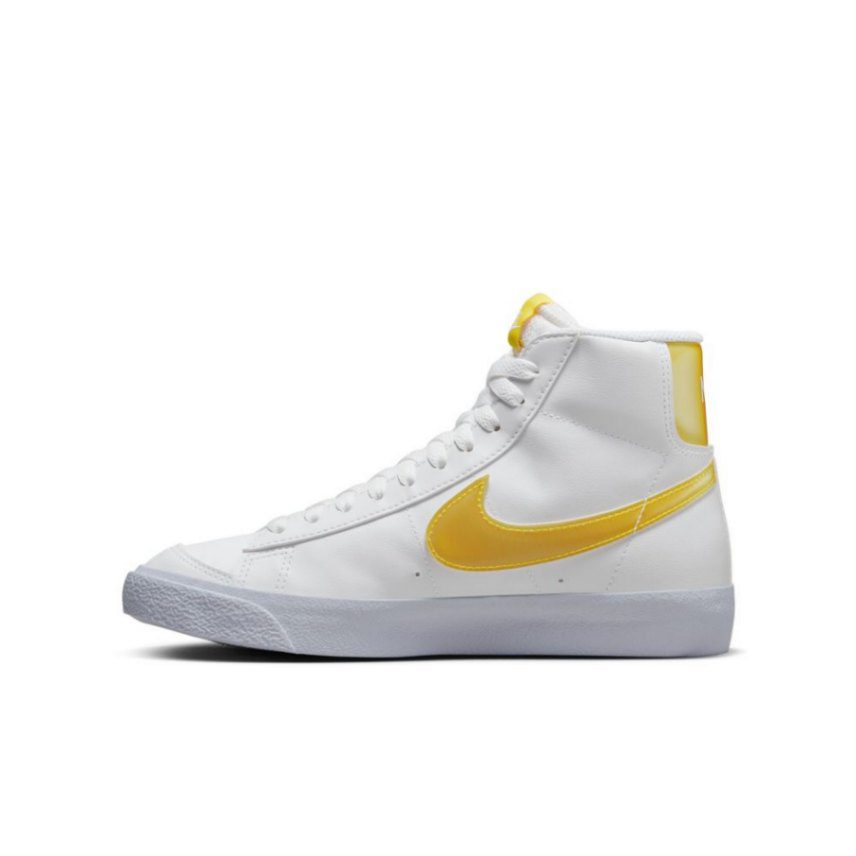 נייק בלייזר גבוהות- NIKE BLAZER MID '77 WHITE YELLOW – תמונה 5