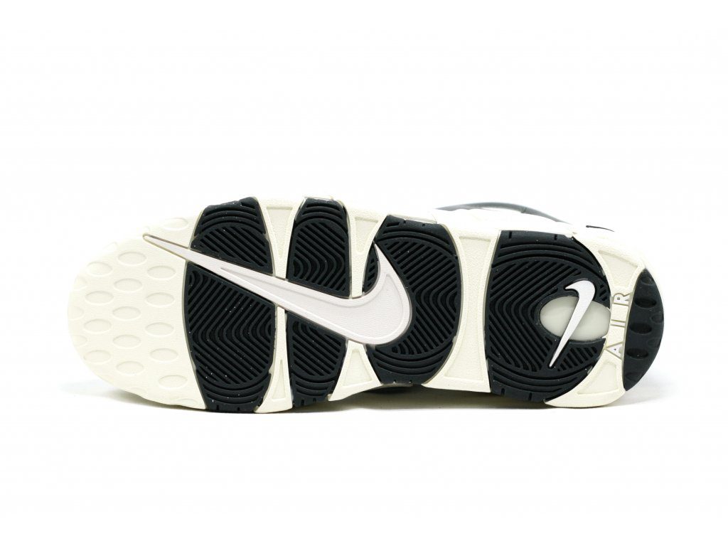 נייק אפטמפו סניקרס לגברים NIKE AIR MORE UPTEMPO '96 WHITE BLACK – תמונה 3