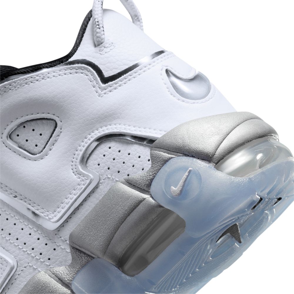 נייק אפטמפו סניקרס לגברים NIKE AIR MORE UPTEMPO '96 WHITE GREY – תמונה 8