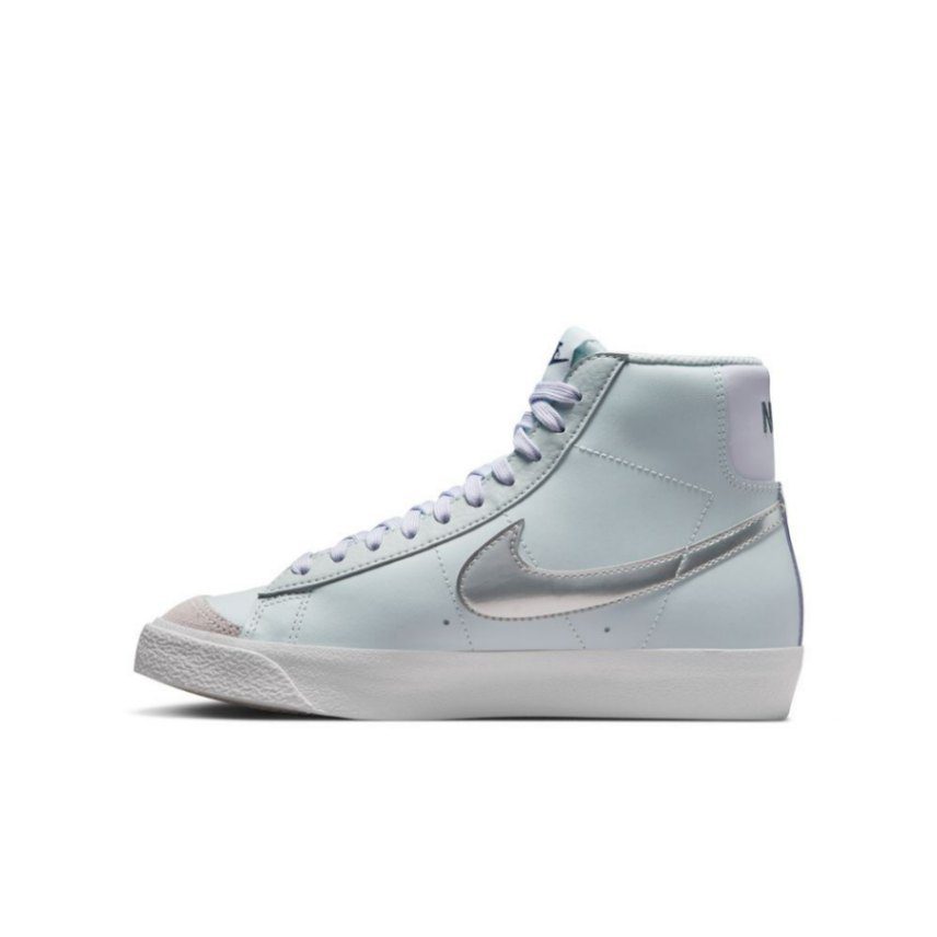 נייק בלייזר גבוהות- NIKE BLAZER MID '77 VINTAGE WHITE LIGHT BLUE – תמונה 5