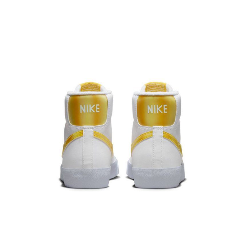 נייק בלייזר גבוהות- NIKE BLAZER MID '77 VINTAGE WHITE YELLOW – תמונה 2