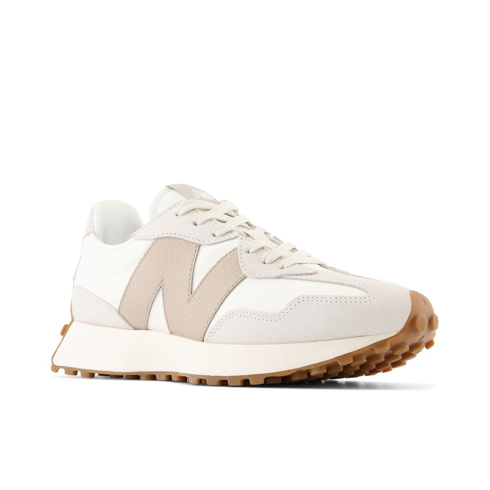 סניקרס ניו באלאנס NEW BALANCE 327 WHITE BROWN – תמונה 2