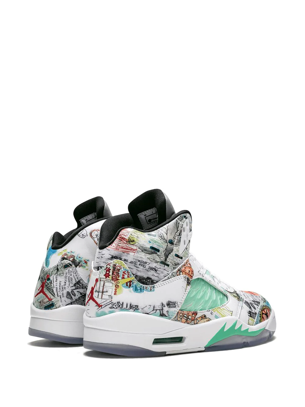 NIKE Air Jordan 5 Retro "Wings" sneakers – תמונה 3