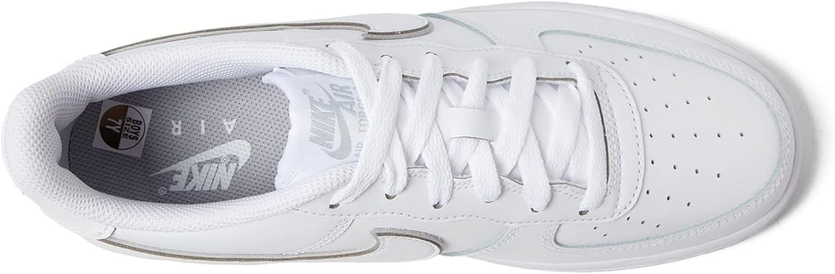 נעלי נייק- Nike Air Force 1 Low White Neutral Grey – תמונה 2