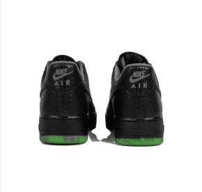 נעלי נייק- Nike Air Force 1 Men's Black Shoes – תמונה 4