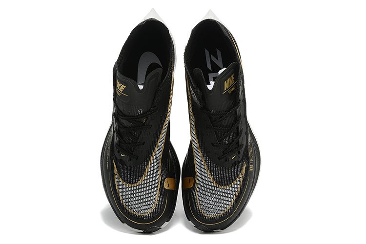 Nike ZoomX Vaporfly Next% 2 Running Shoes Black Gold – תמונה 2