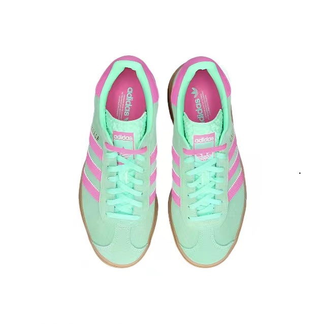 אדידס גאזל- ADIDAS GAZELLE BOLD SHOES Green/Pink – תמונה 5