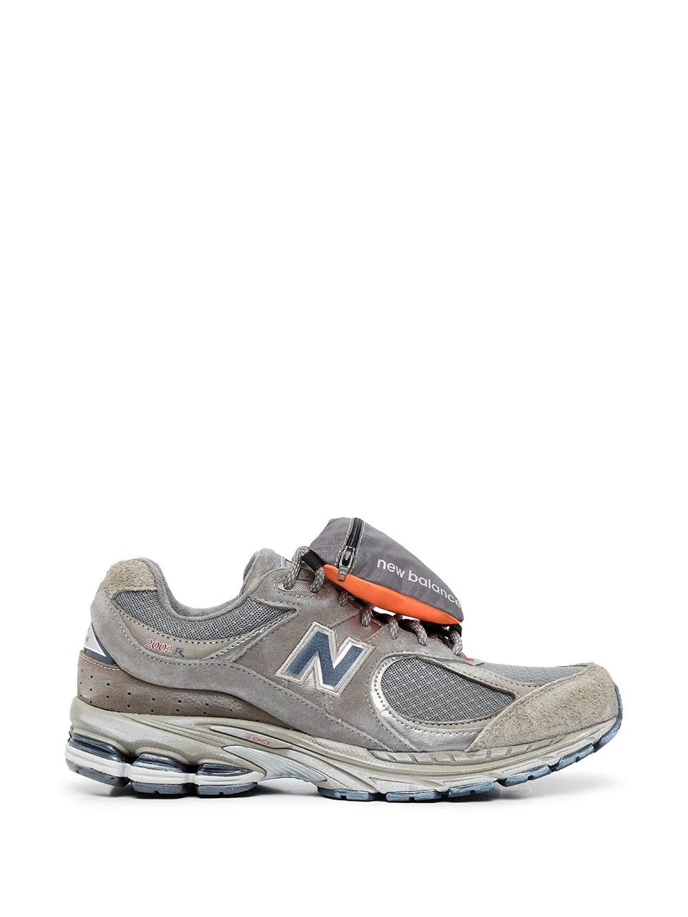 ניו באלאנס - New Balance 2002 R Grey Pouch sneakers – תמונה 4