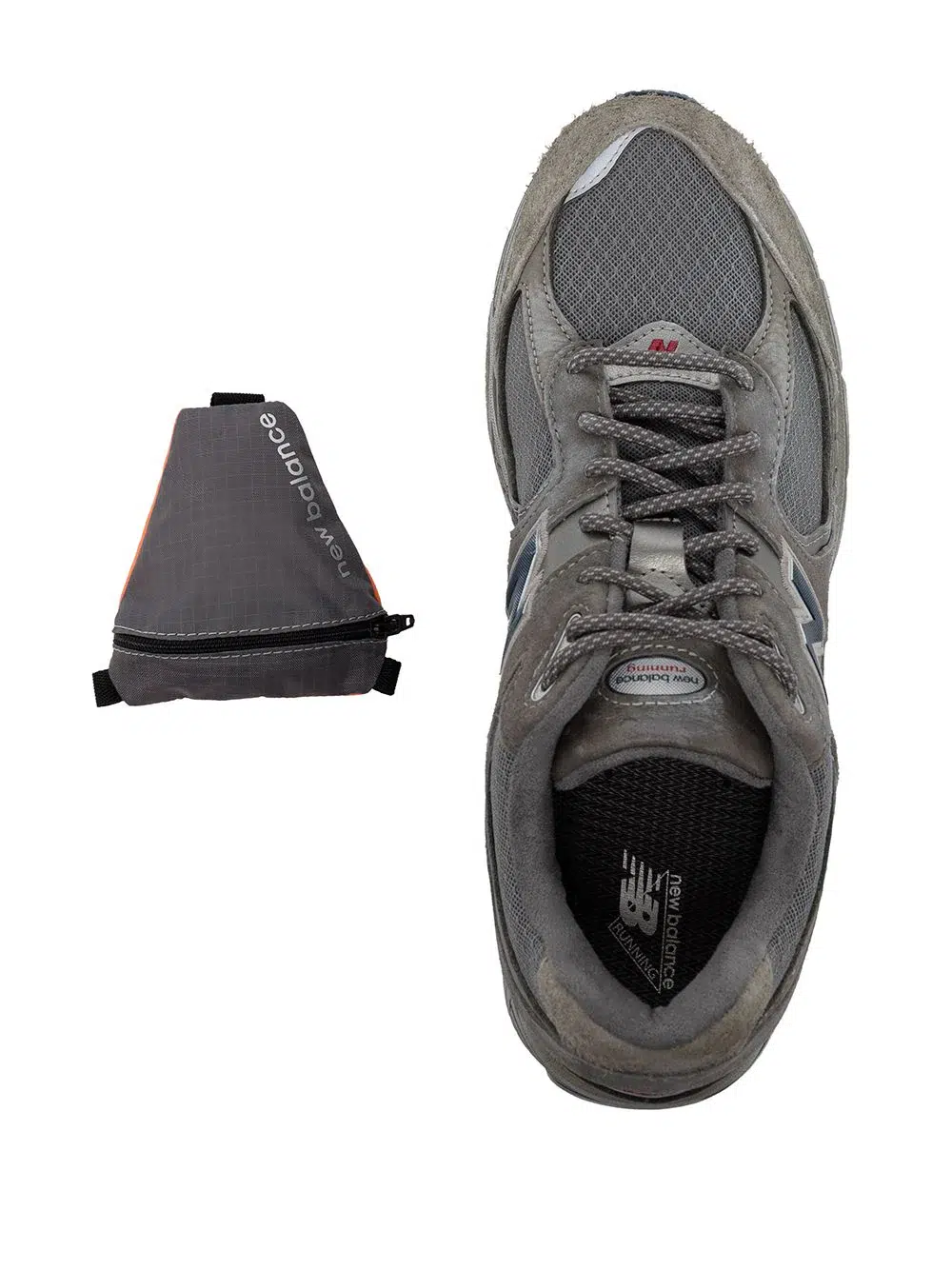 ניו באלאנס - New Balance 2002 R Grey Pouch sneakers – תמונה 3