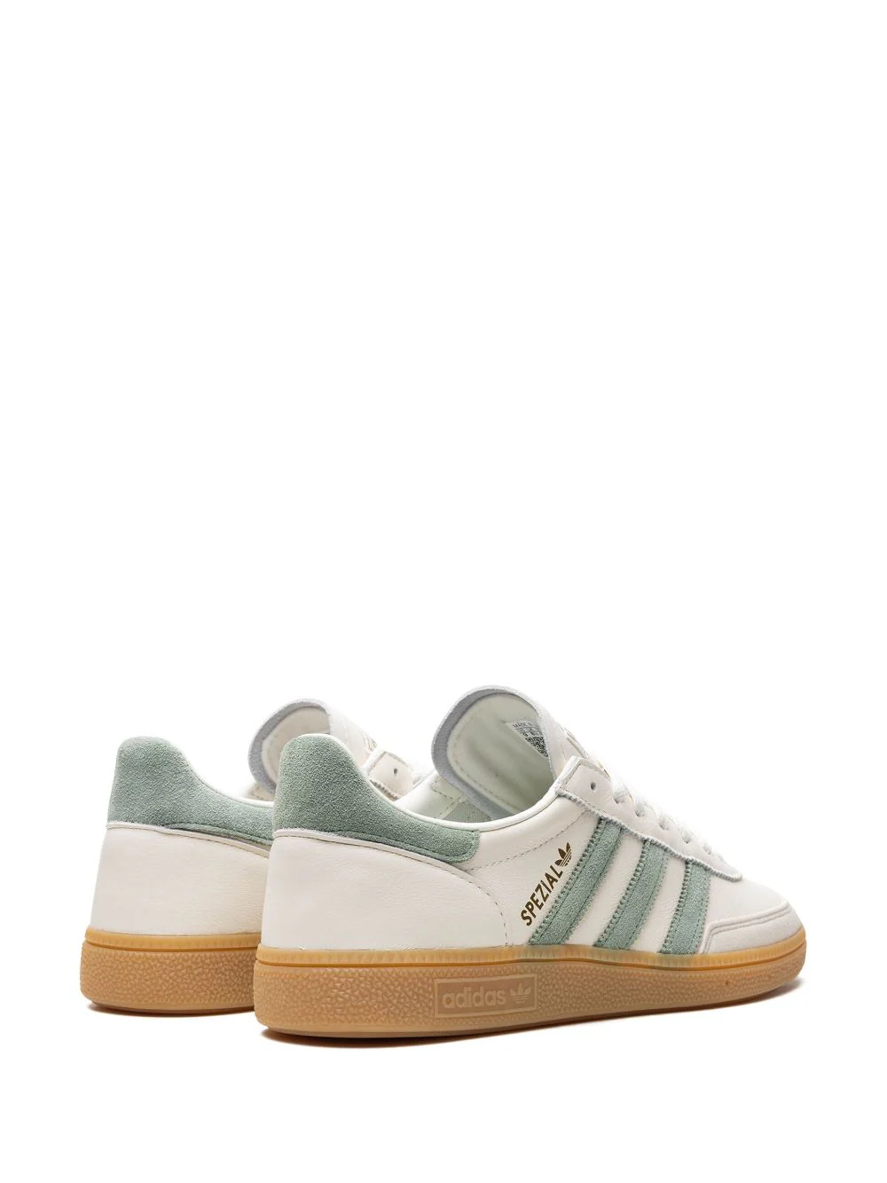 אדידס ספציאל- Adidas Handball Spezial Off White/Silver Green sneakers – תמונה 3