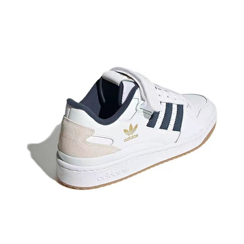 אדידס פורום - ADIDAS FORUM Low White/Grey SNEAKERS – תמונה 4