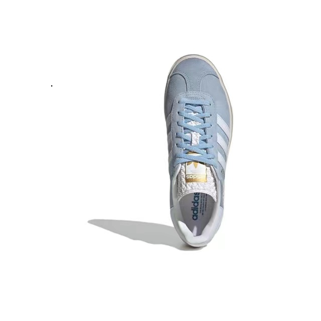 אדידס גאזל- ADIDAS GAZELLE BOLD SHOES Sky blue/white – תמונה 3