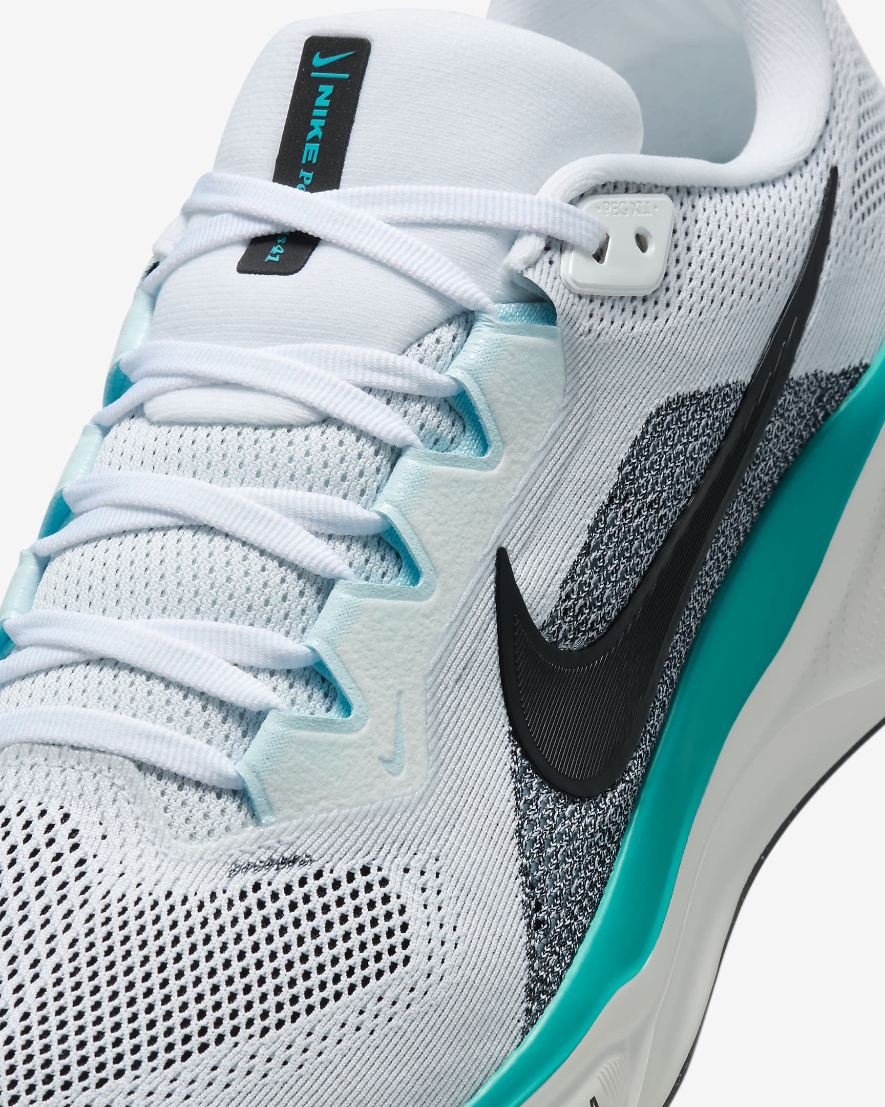 נעלי נייק פגסוס - Nike Pegasus 41 White Dusty Cactus – תמונה 7