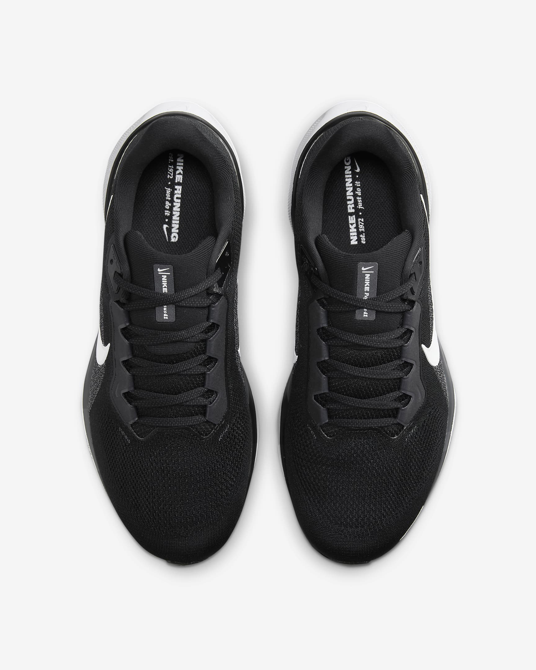 נעלי נייק פגסוס - Nike Pegasus 41 Black White – תמונה 4