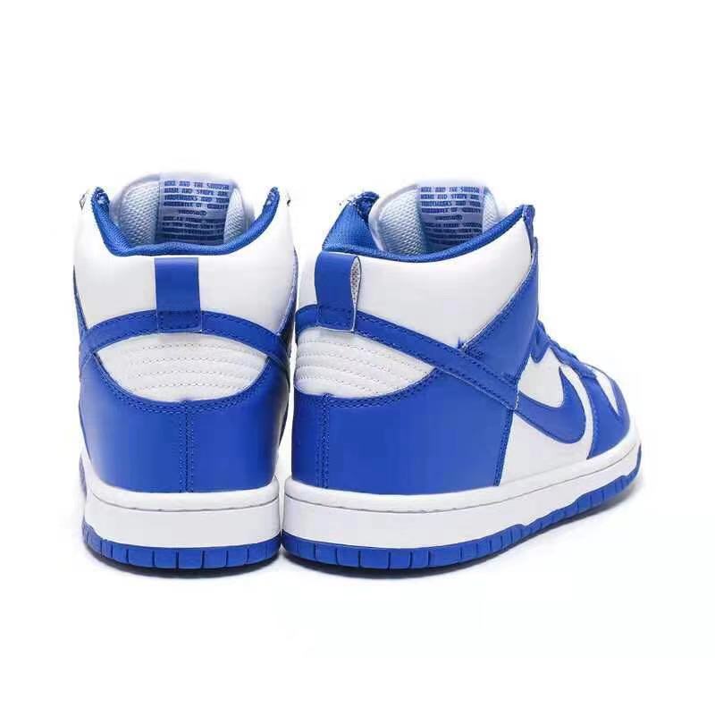 נייק דאנק- NIKE DUNK HIGH Blue White – תמונה 4