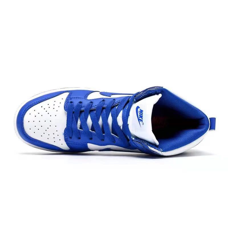 נייק דאנק- NIKE DUNK HIGH Blue White – תמונה 7