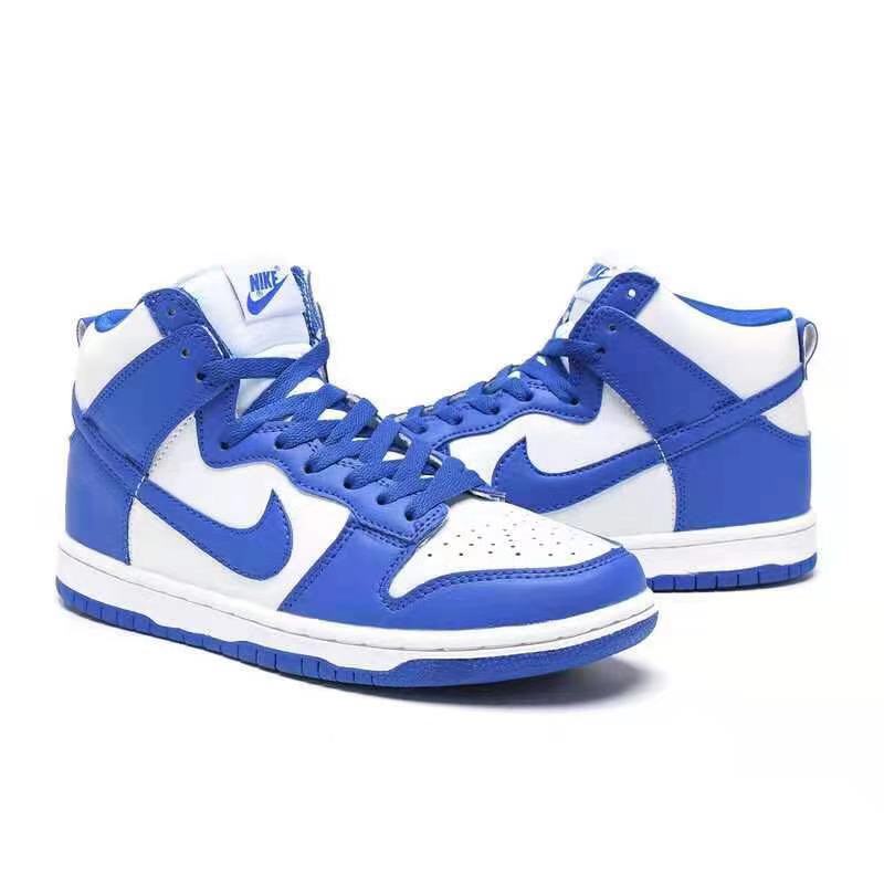 נייק דאנק- NIKE DUNK HIGH Blue White – תמונה 8