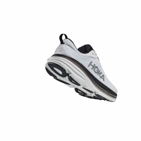 נעלי הוקה - HOKA Bondi 8 White Black – תמונה 3