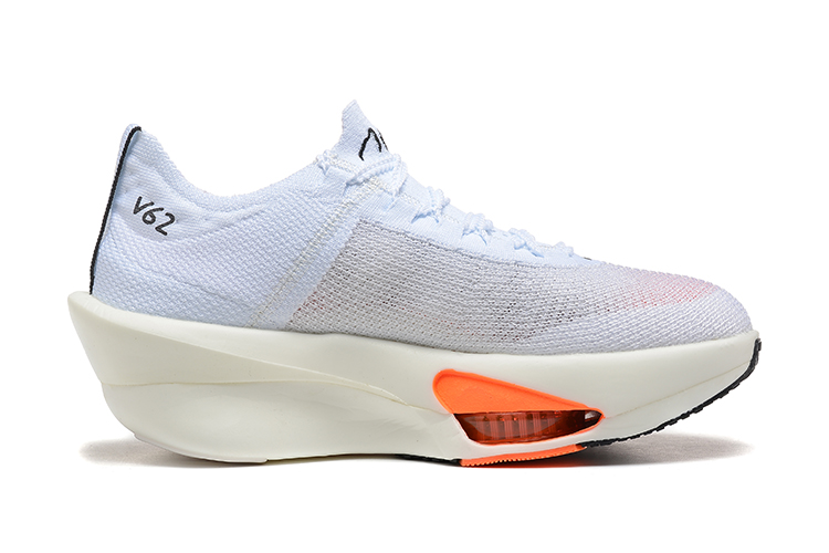 נעלי נייק-Nike Air Zoom Alphafly NEXT% 3 White ange – תמונה 4