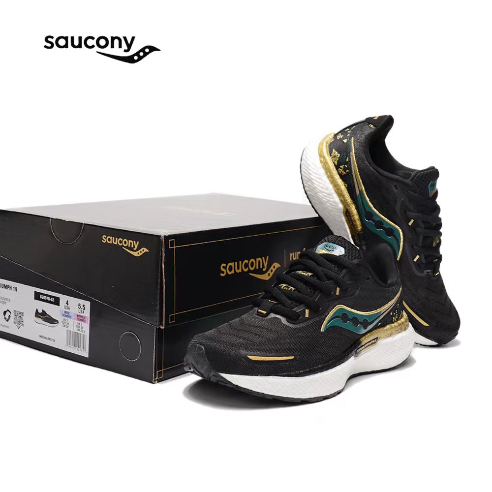 נעלי סאקוני - Saucony Triumph Black White – תמונה 5