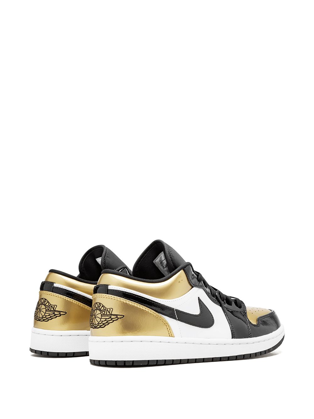 נייק ג'ורדן -NIKE AIR JORDAN 1 LOW - Gold Toe – תמונה 3