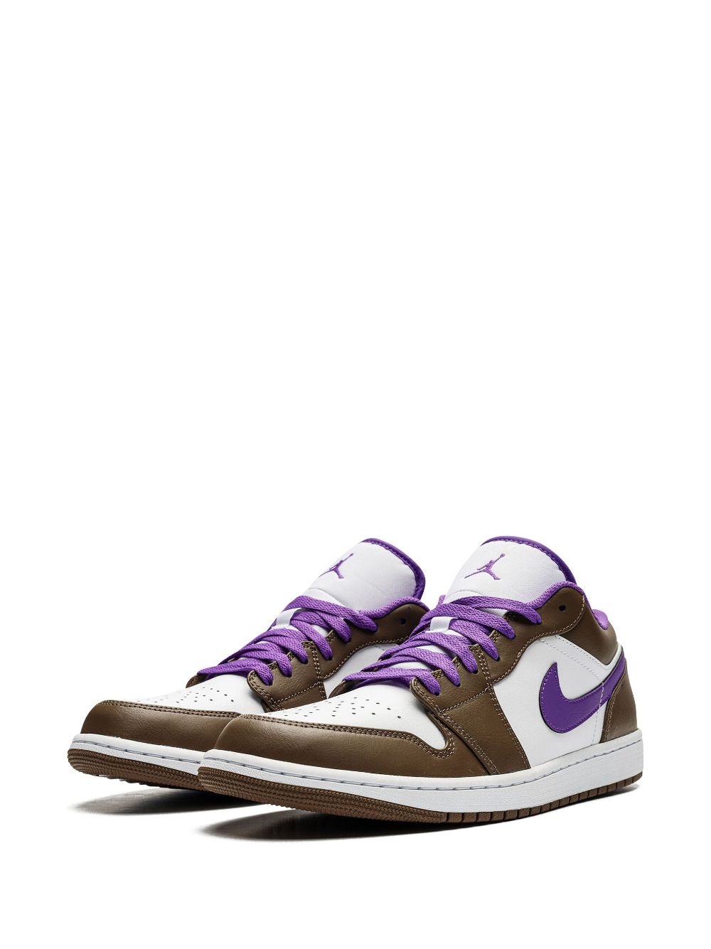 נייק ג'ורדן -NIKE AIR JORDAN 1 LOW - Purple Mocha – תמונה 5