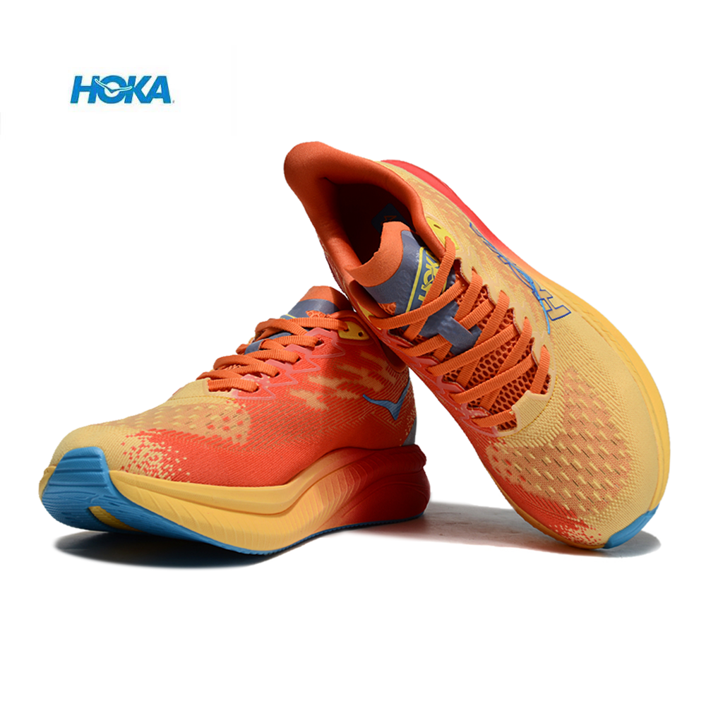 נעלי הוקה - HOKA MACH 6 Yellow Red – תמונה 4