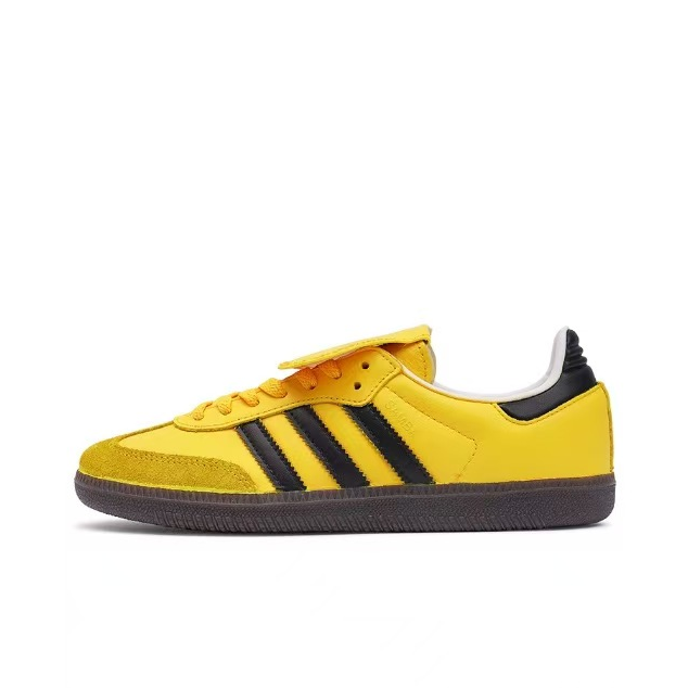 נעלי אדידס סמבה-Samba ADV Sneakers Yellow – תמונה 5