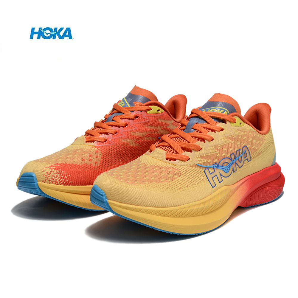 נעלי הוקה - HOKA MACH 6 Yellow Red – תמונה 5