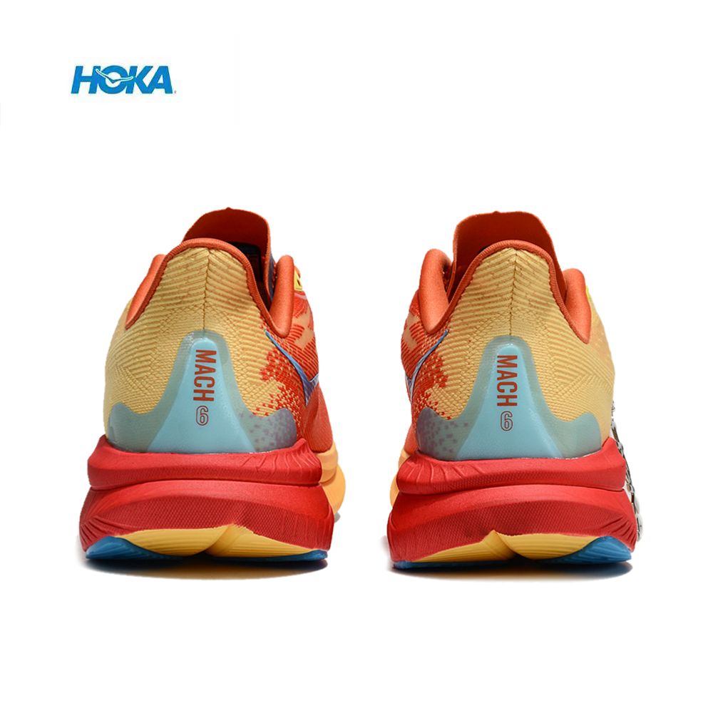 נעלי הוקה - HOKA MACH 6 Yellow Red – תמונה 6