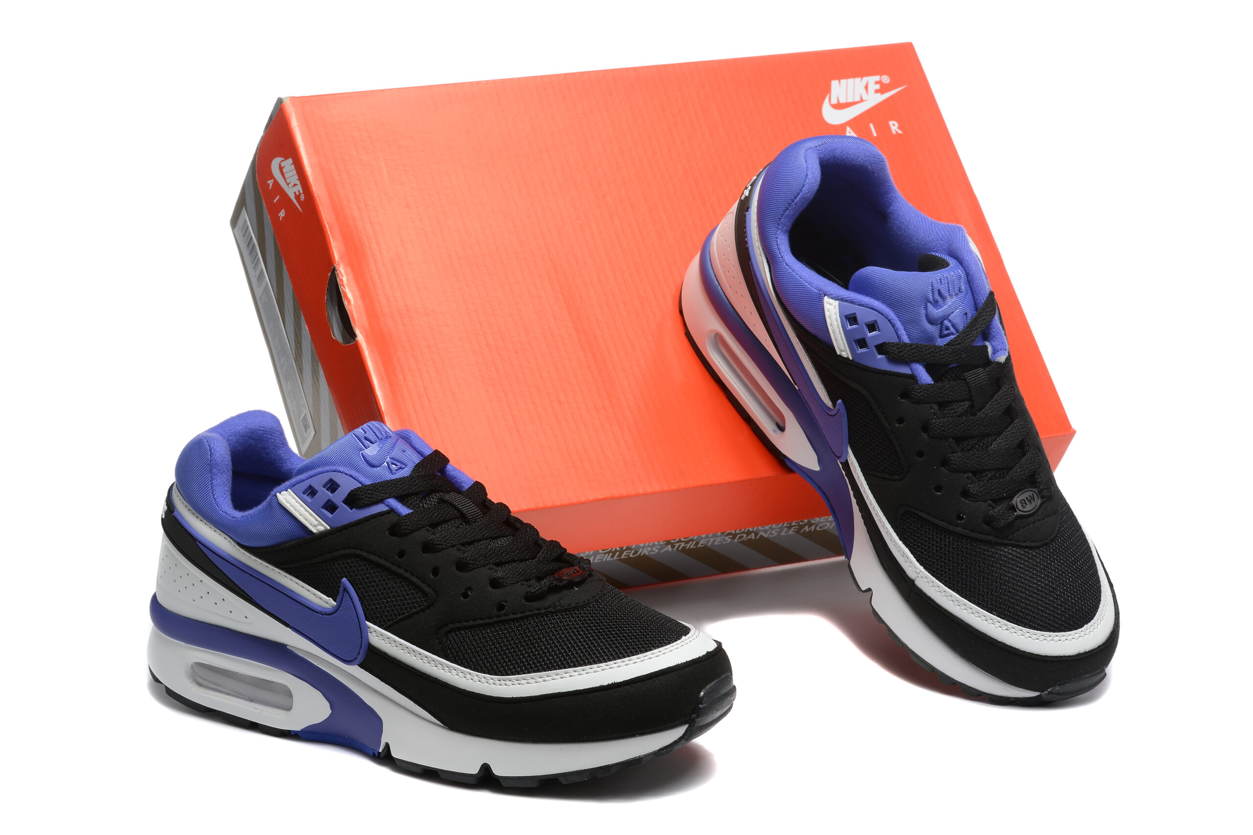 נעלי נייק Nike Air Max BW Perian Blue White Black – תמונה 5