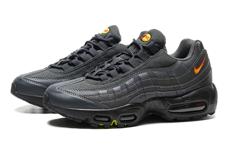 נעלי נייק NIKE AIR MAX 95 DARK GRAY BLACK TURKIZ – תמונה 4
