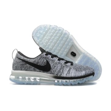 נעלי נייק-Nike air max Flyknit 2014 White Black