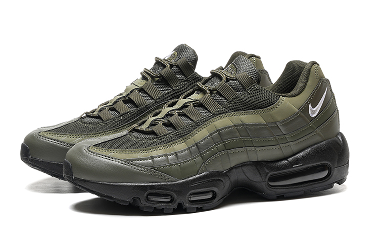 נעלי נייק NIKE AIR MAX 95 OLIVE BLACK TURKIZ – תמונה 4