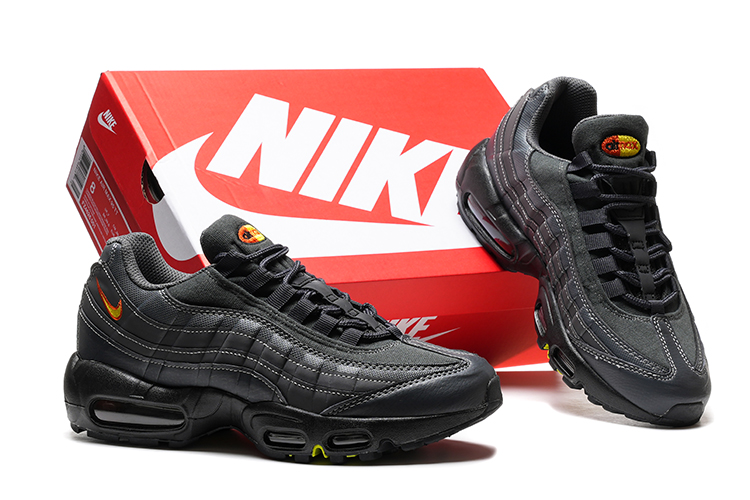 נעלי נייק NIKE AIR MAX 95 DARK GRAY BLACK TURKIZ – תמונה 5
