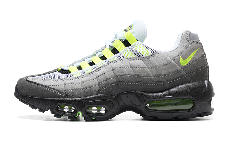 נעלי נייק NIKE AIR MAX 95 GRAY LEMON TURKIZ – תמונה 5