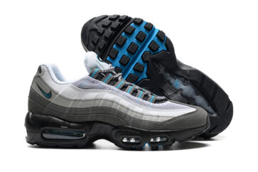 נעלי נייק NIKE AIR MAX 95 GRAY BLACK WHITE TURKIZ